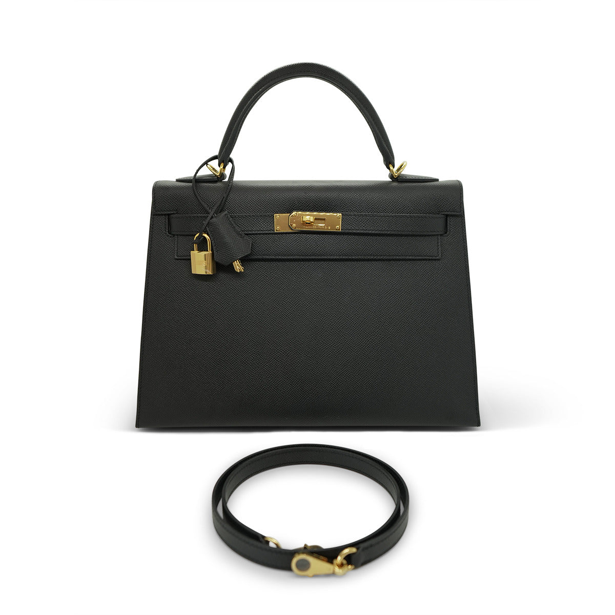 Hermès Kelly 32 Black Handbag