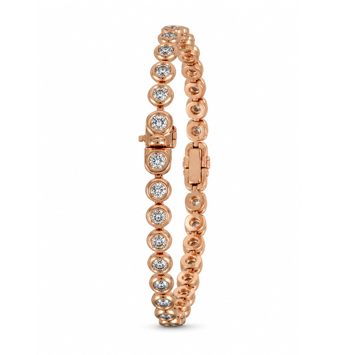 18K Rose Gold Natural Origin Diamond Bracelet