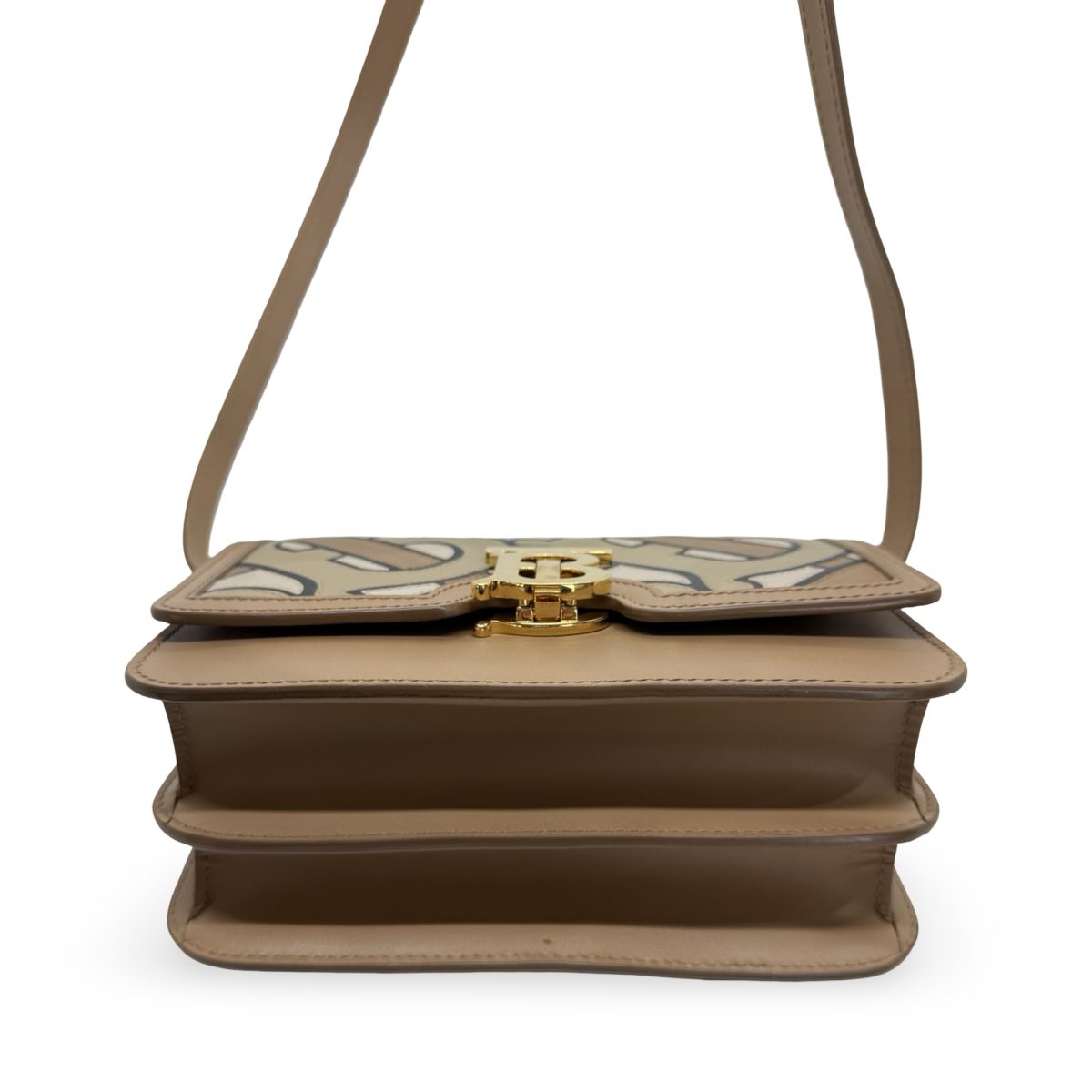 Burberry TB Monogram Leather Small flap bag