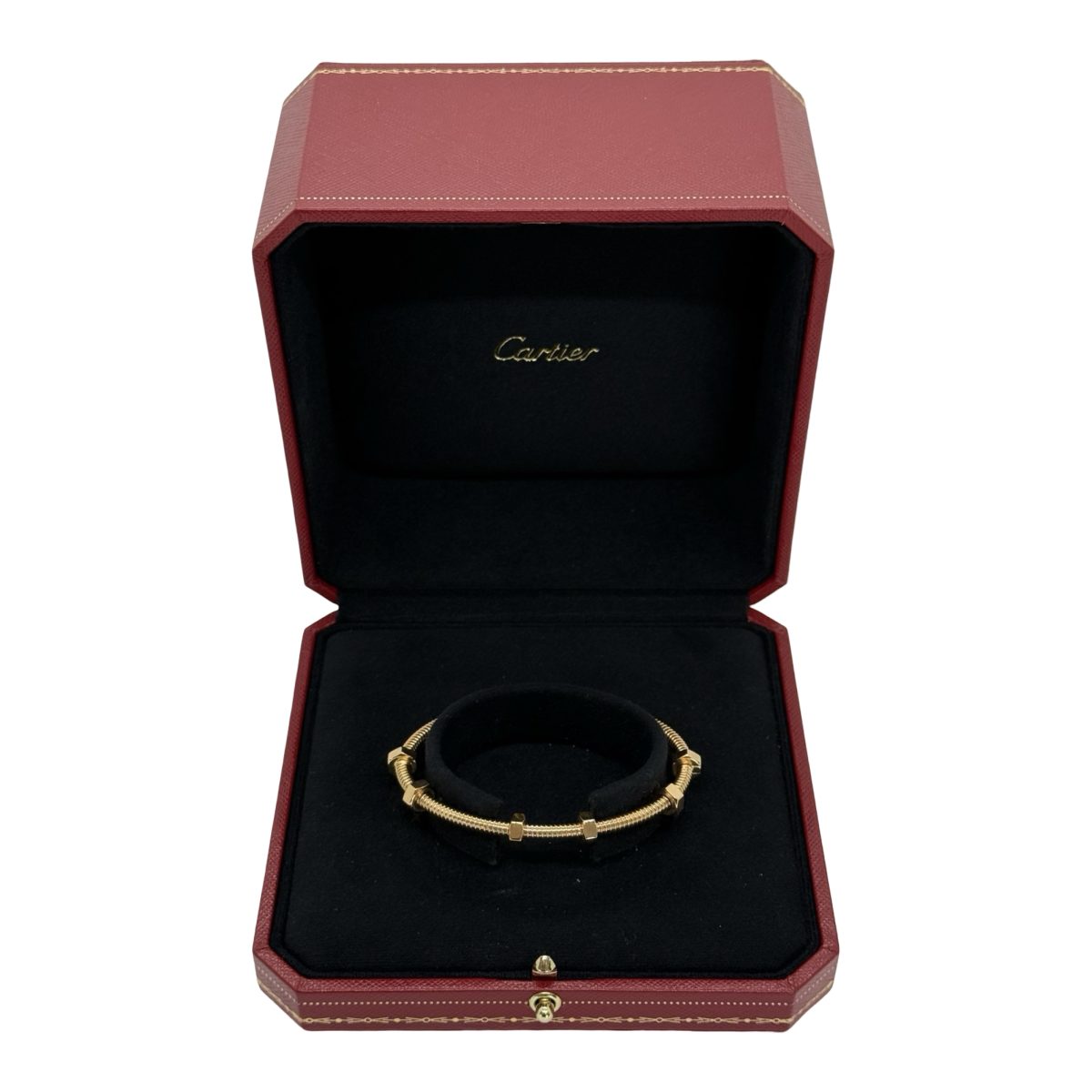 Cartier Ecrou De Cartier Bracelet 18KT Pink Gold (size 17)