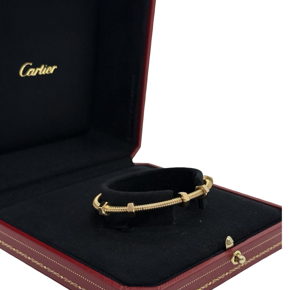 Cartier Ecrou De Cartier Bracelet 18KT Pink Gold (size 17)