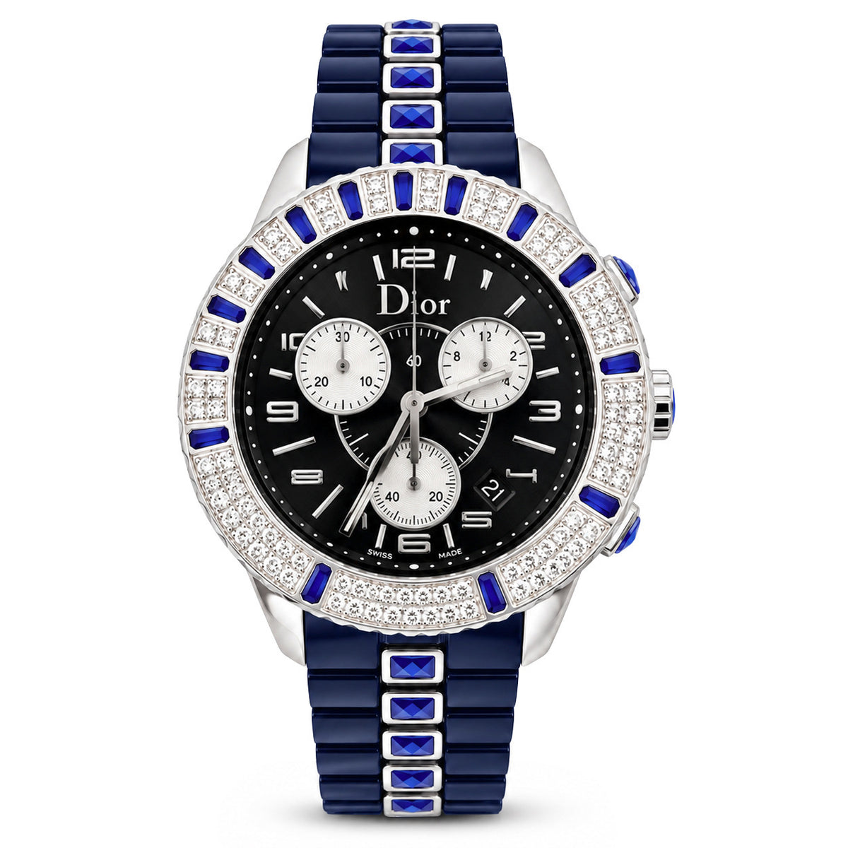 Christian Dior Christal Chronograph watch