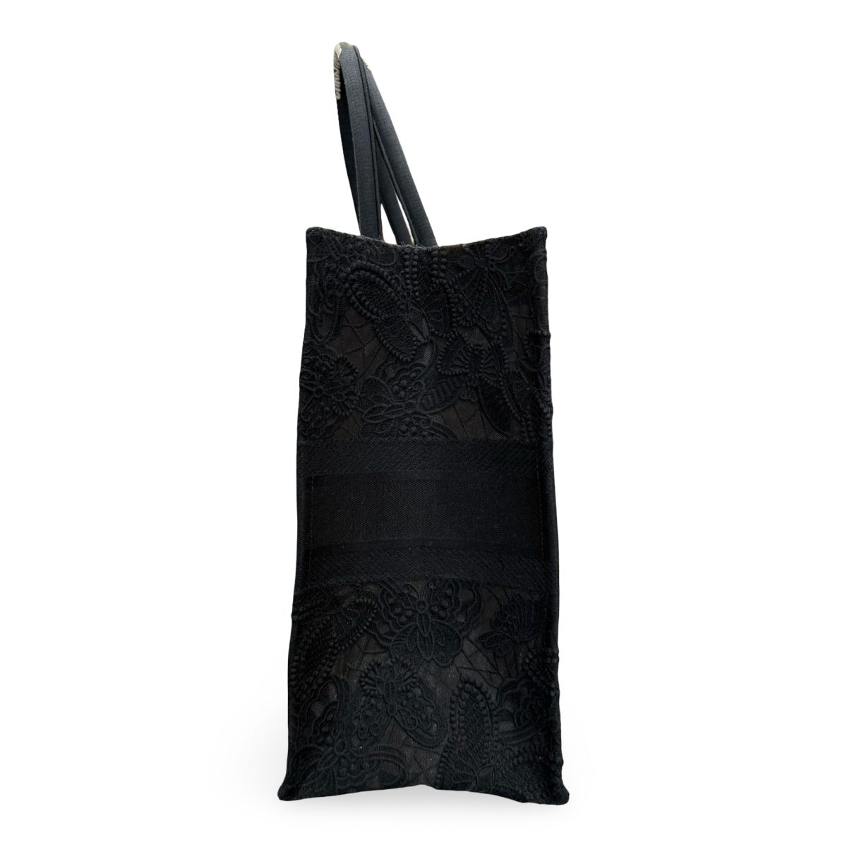 Christian Dior Book Tote Embroidered Lace Medium