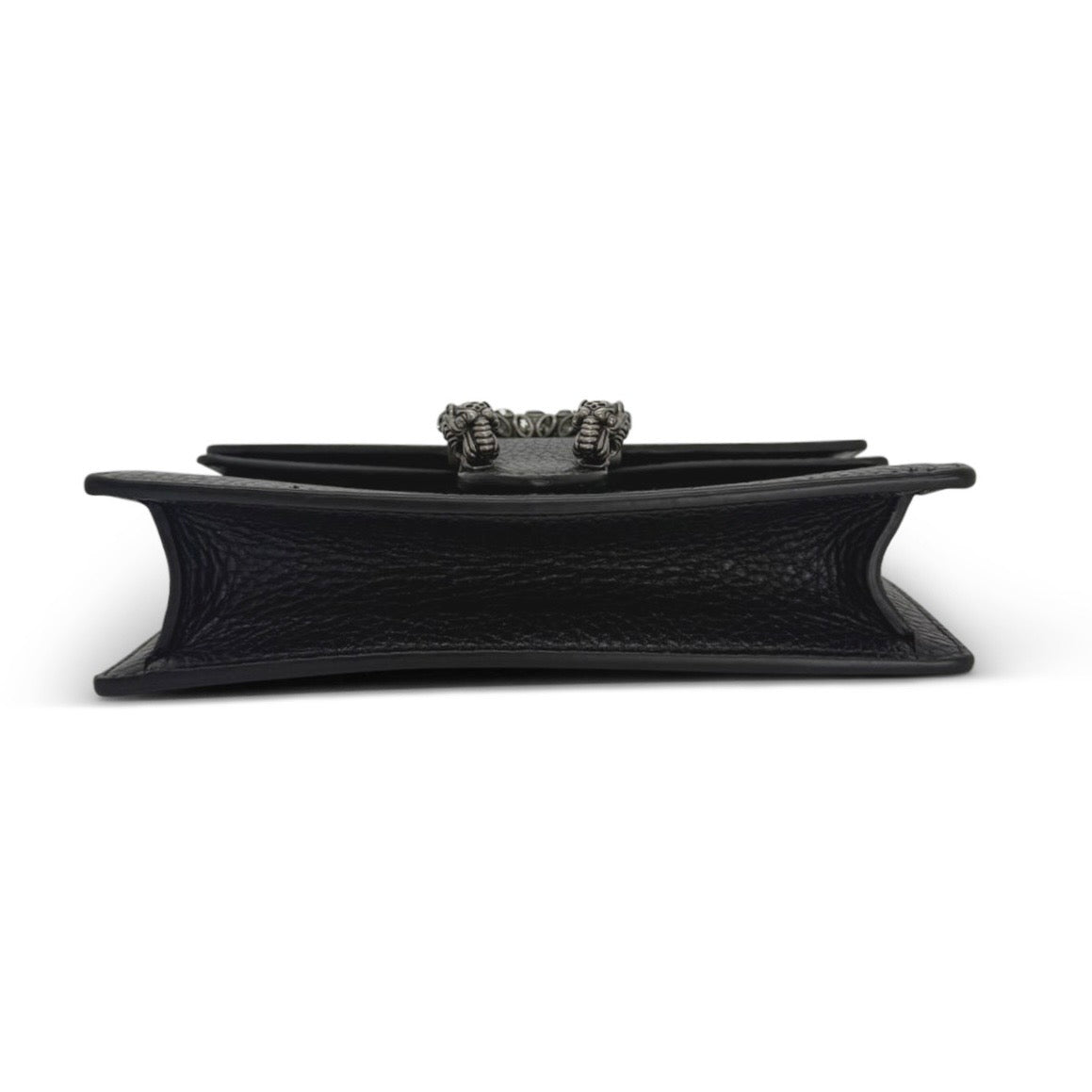 Gucci Dionysus Super Mini Bag in Black Leather
