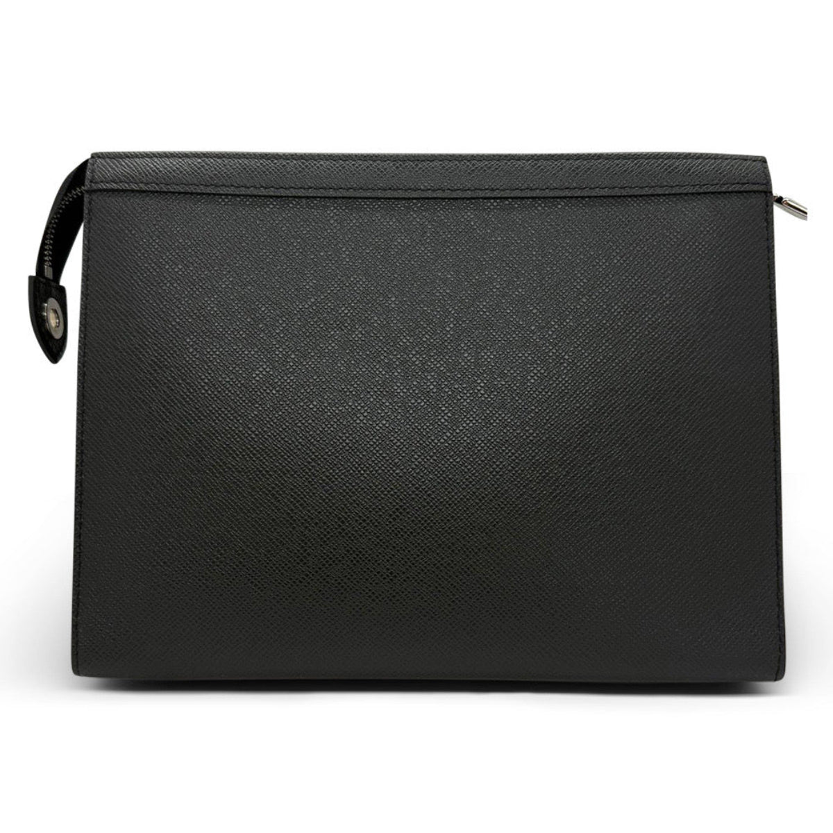 Louis Vuitton Taiga Pochette Voyage MM in black leather