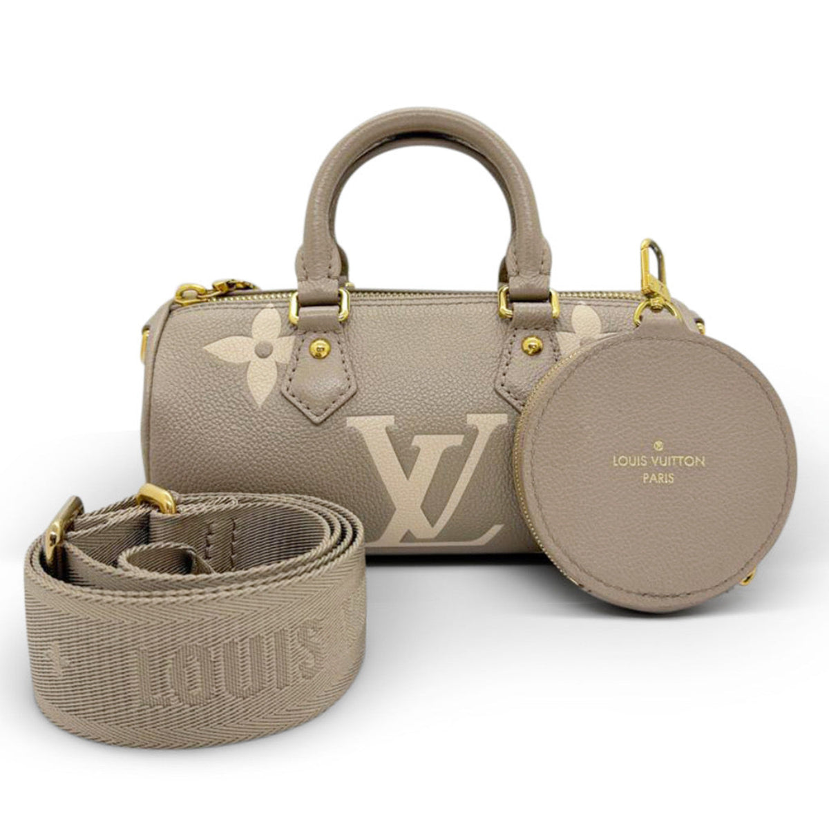 Louis Vuitton Bi-Colour Monogram Empreinte Leather Papillon BB Bag