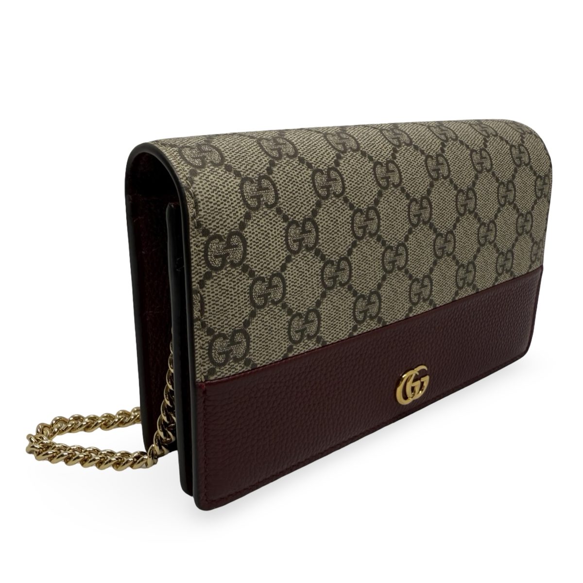Gucci GG Marmont Bi-Colour Wallet on Chain