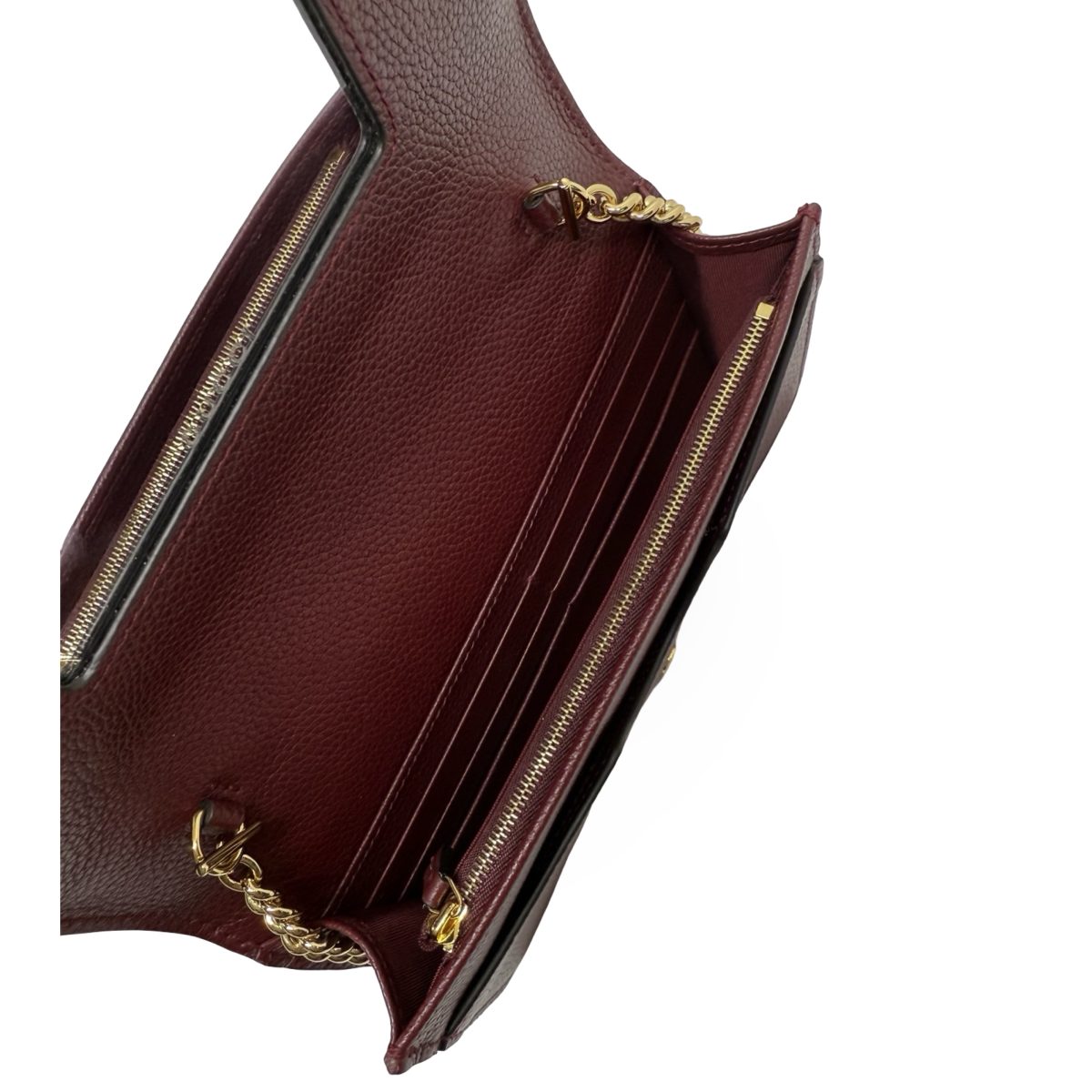 Gucci GG Marmont Bi-Colour Wallet on Chain