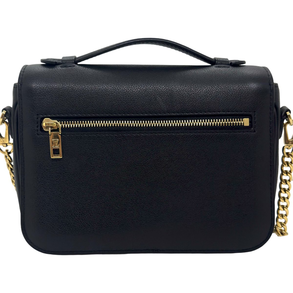 Louis Vuitton Grained Calfskin Lockme Oxford in Black