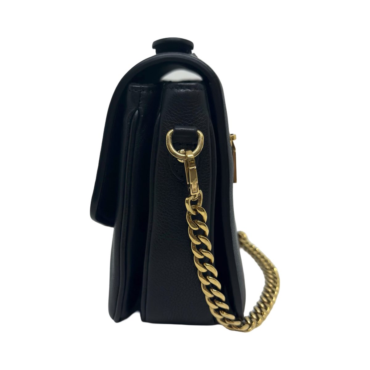 Louis Vuitton Grained Calfskin Lockme Oxford in Black