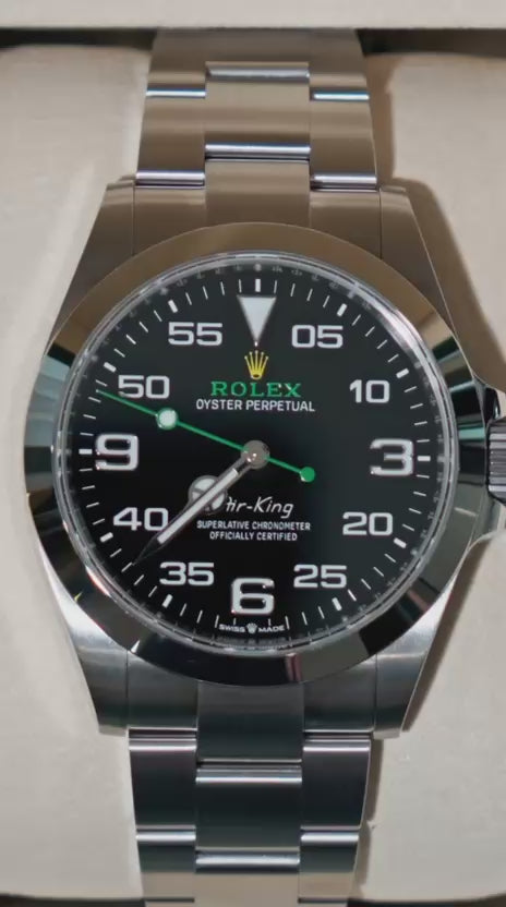 Rolex Air King Ref: 126900 on Oystersteel Unworn 2026