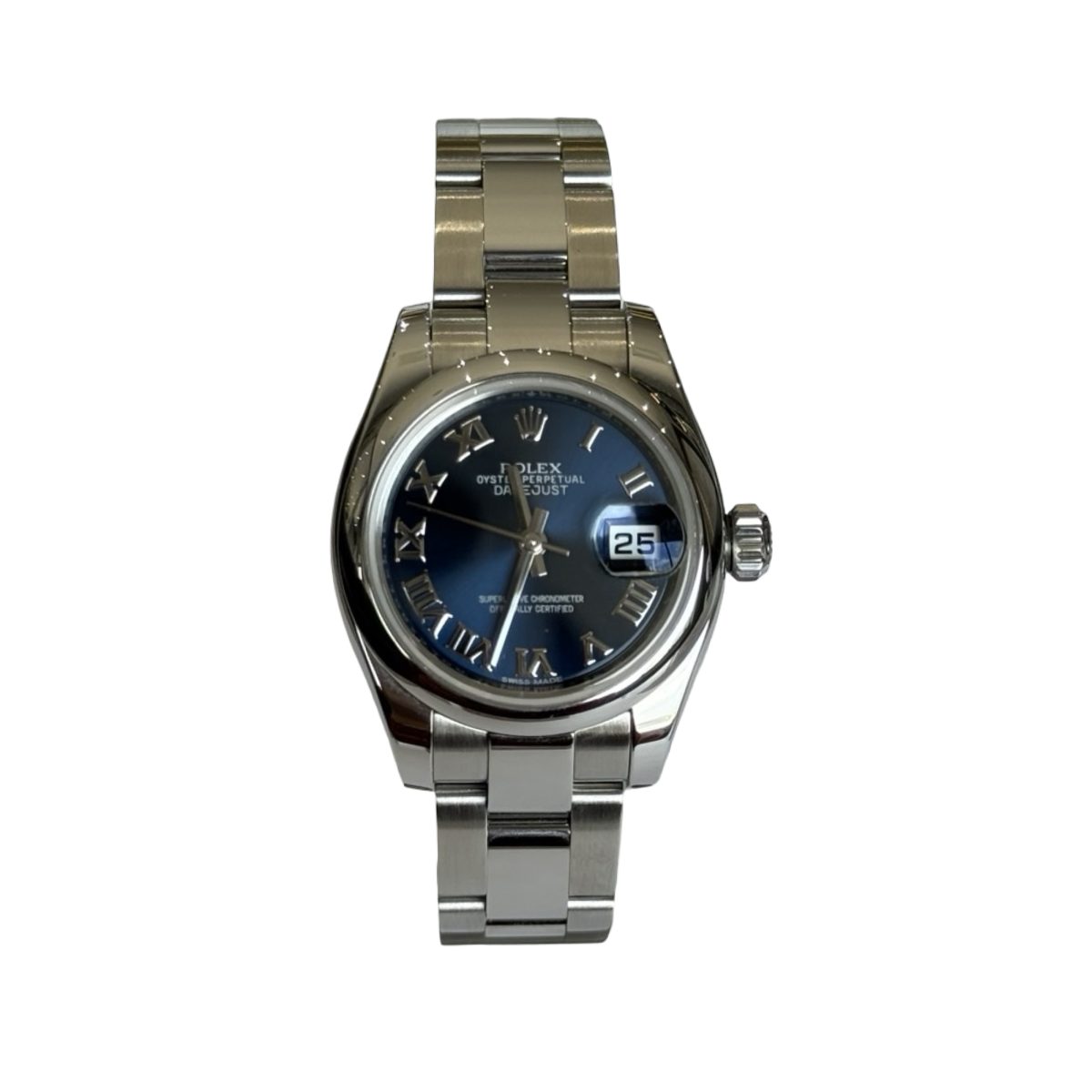 Ladies Rolex Datejust 2016, 26mm Stainless Steel with Blue Roman Dial