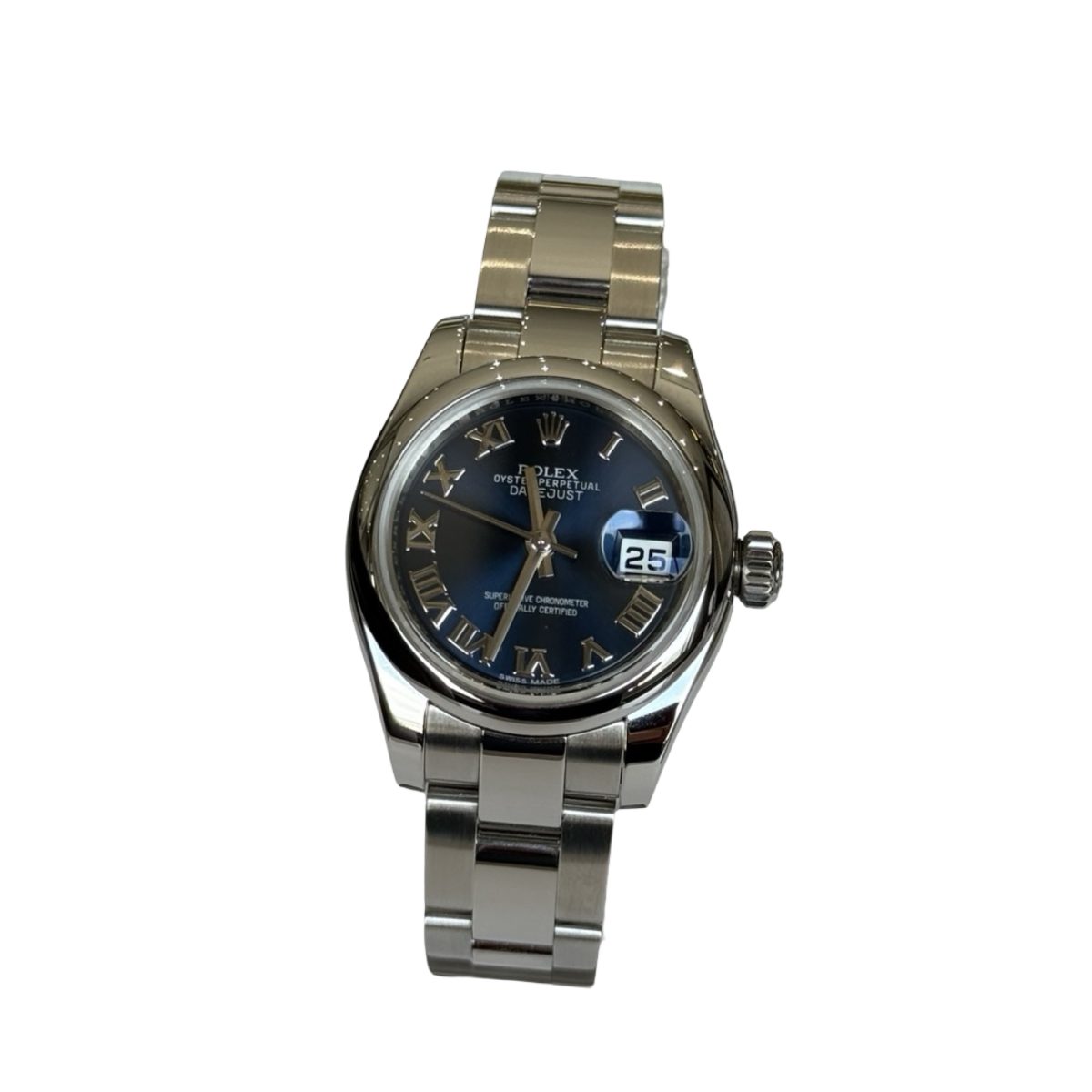 Ladies Rolex Datejust 2016, 26mm Stainless Steel with Blue Roman Dial