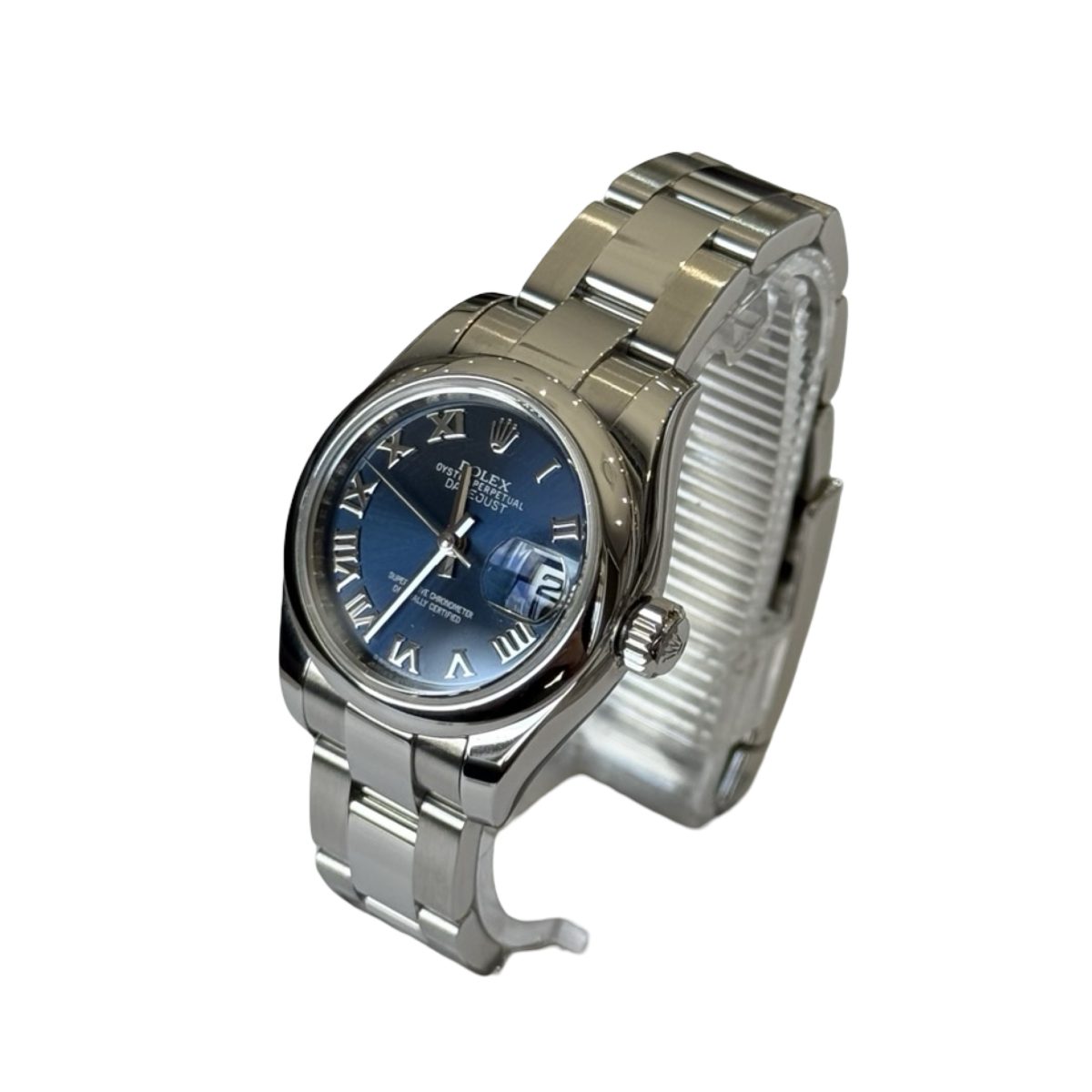 Ladies Rolex Datejust 2016, 26mm Stainless Steel with Blue Roman Dial