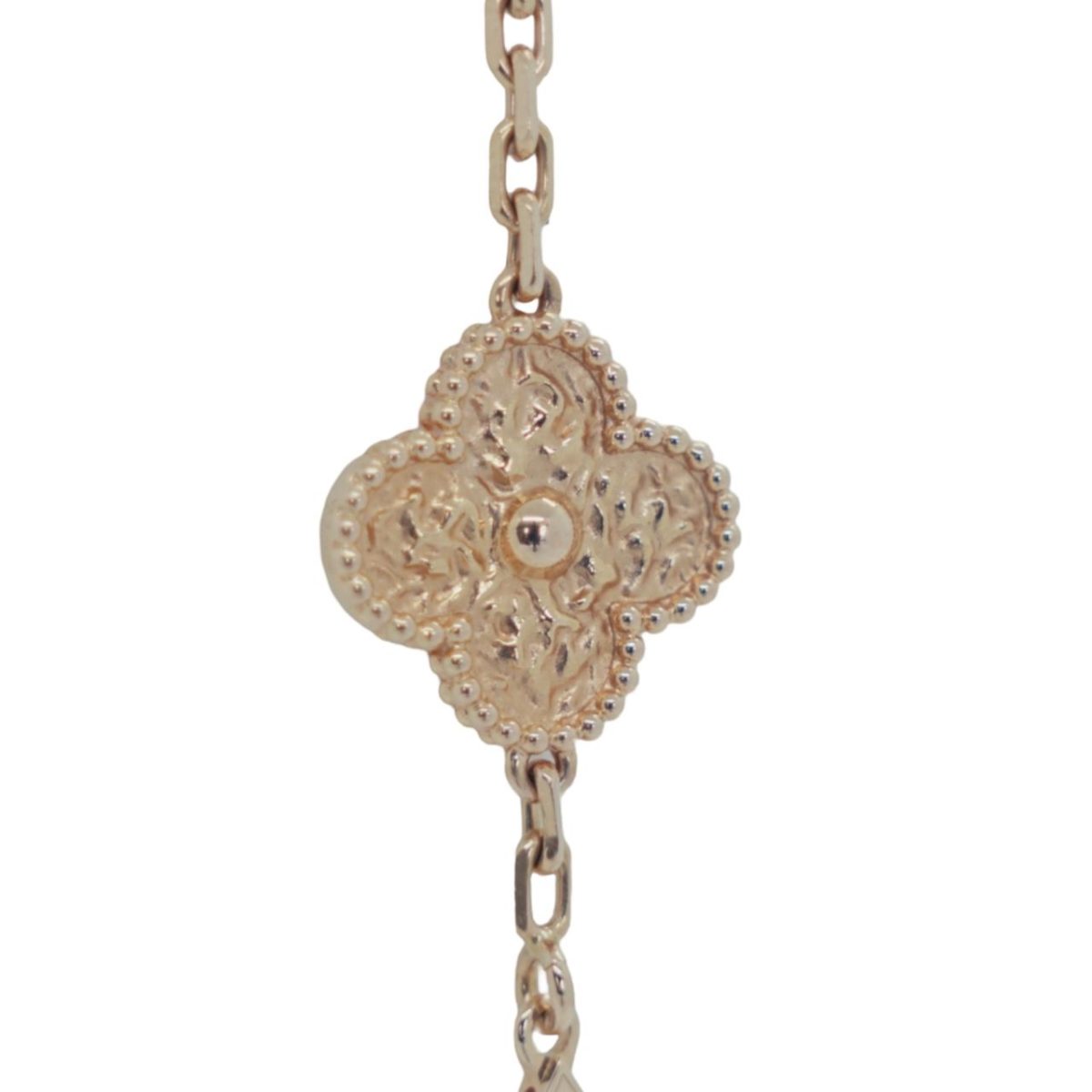 Van Cleef & Arpels Vintage Alhambra bracelet, 5 motifs in 18kt Rose gold